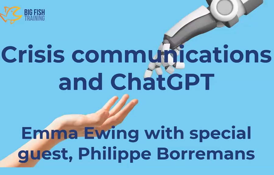 ChatGPT and Crisis Comms: Free on-demand webinar with Philippe Borremans