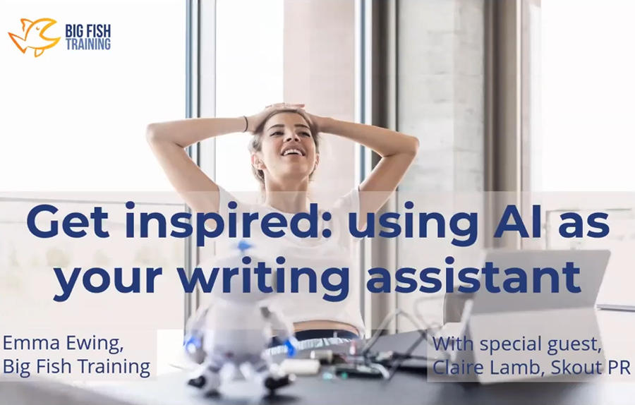 Using AI as Your Writing Assistant: Free on-demand webinar